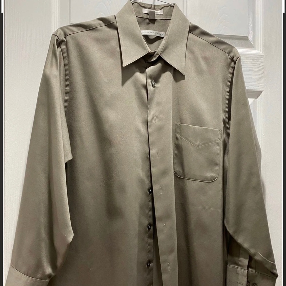 Geoffrey Beene Men Button Down L/S Shirt w/pocket